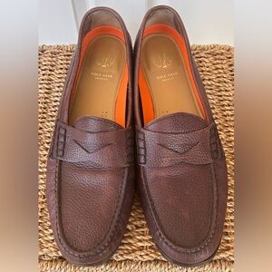 Cole Haan Men’s‎ Textured Leather Penny Loafers 10.5M